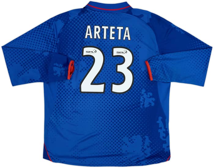 2002-03 Rangers Home L/S Shirt Arteta #23 - 5/10 - (XL)