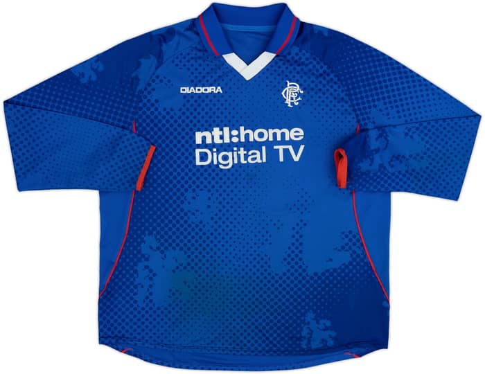 2002-03 Rangers Home L/S Shirt Arteta #23 - 5/10 - (XL)