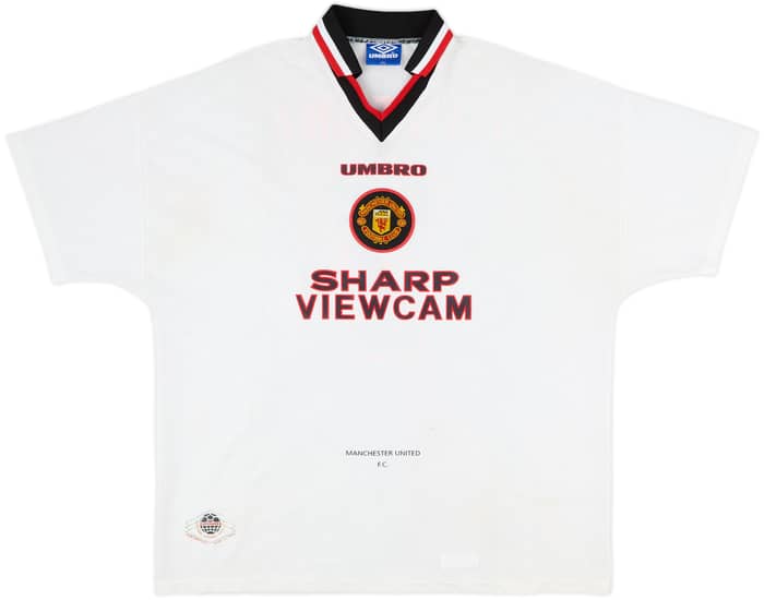 1996-97 Manchester United Away Shirt Cantona #7 - 6/10 - (XXL)