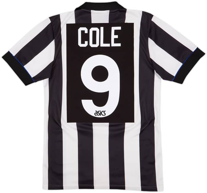 1993-95 Newcastle Home Shirt Cole #9 - 7/10 - (S)