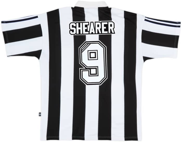1995-97 Newcastle Home Shirt Shearer #9 - 8/10 - (L)