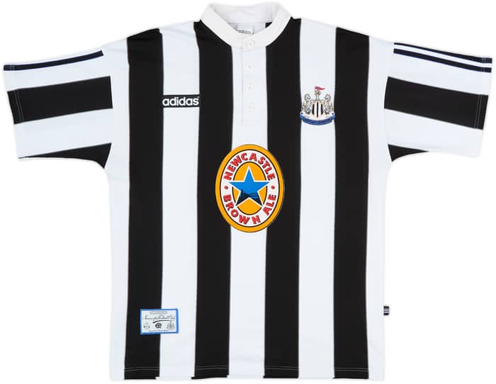 1995-97 Newcastle Home Shirt Shearer #9 - 8/10 - (L)