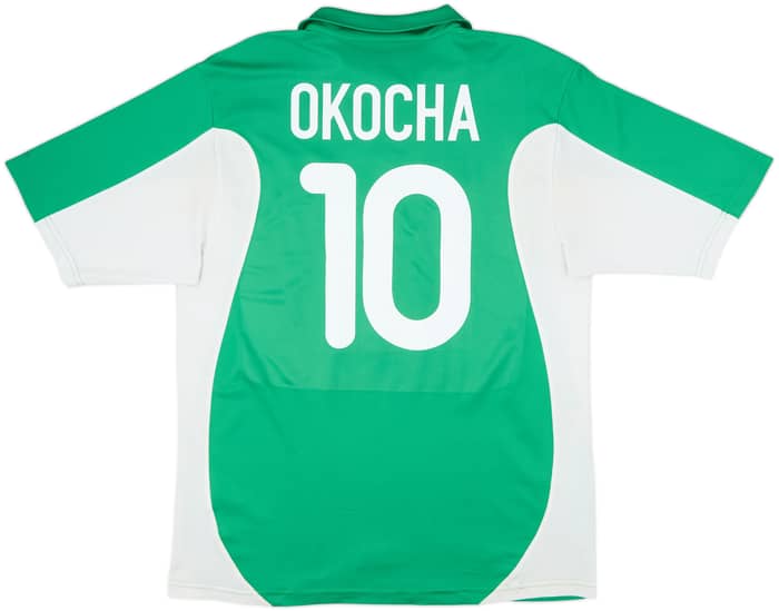 2000-01 Nigeria Home Shirt Okocha #10 - 6/10 - (L)