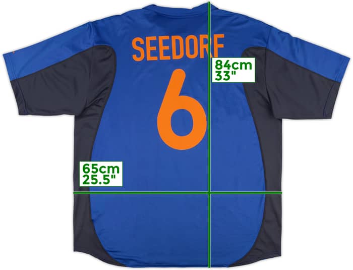 2000-02 Netherlands Away Shirt Seedorf #6 - 9/10 - (XXL)