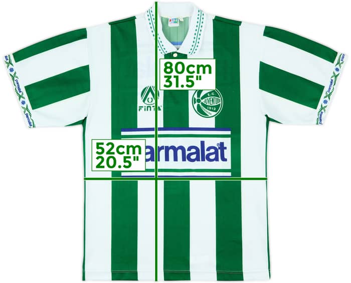 1995-96 Juventude Home Shirt #4 - 9/10 - (L)