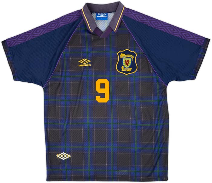 1994-96 Scotland Home Shirt McCoist #9 - 9/10 - (L)
