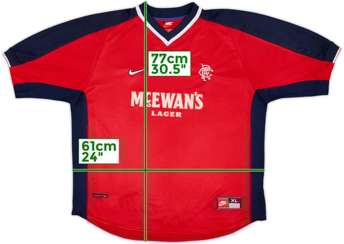 1998-99 Rangers Away Shirt - 9/10 - (XL)