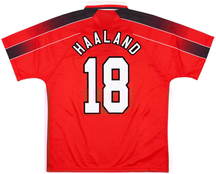 1996-97 Nottingham Forest Home Shirt Haaland #18 - 10/10 - (L)