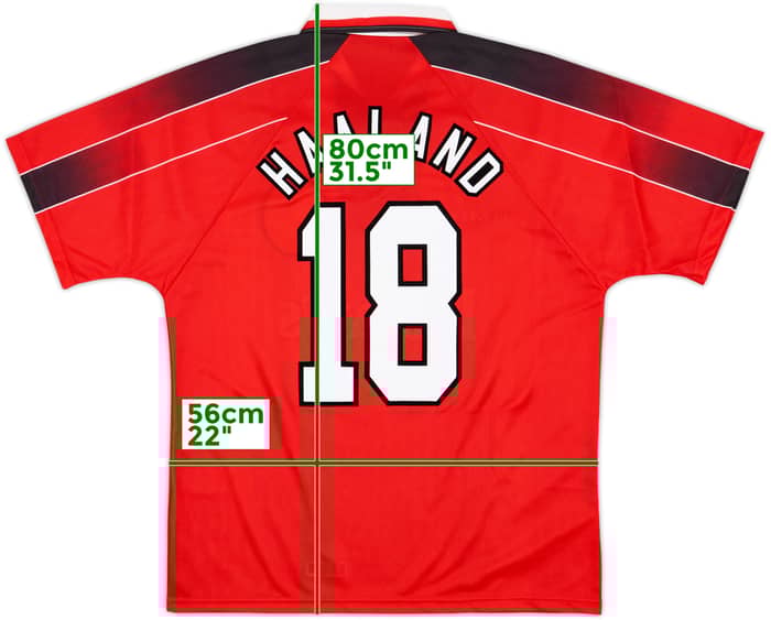 1996-97 Nottingham Forest Home Shirt Haaland #18 - 10/10 - (L)