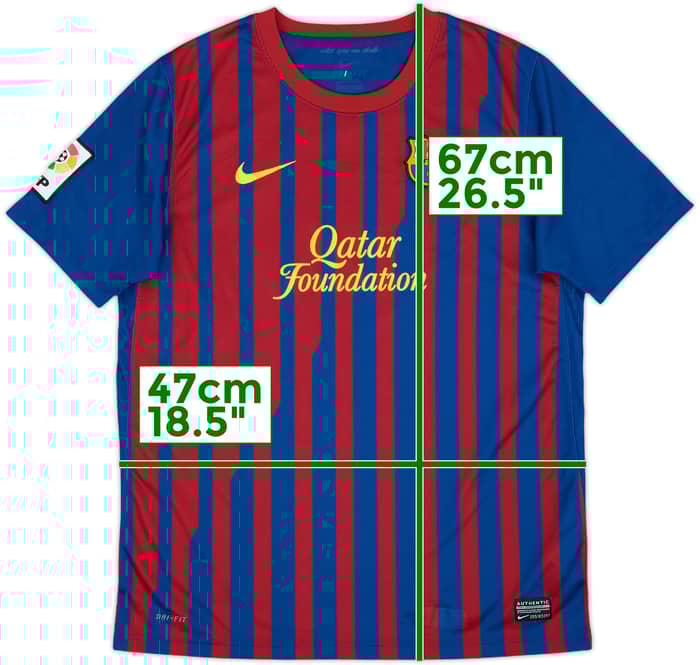2011-12 Barcelona Home Shirt - 8/10 - (XL.Boys)