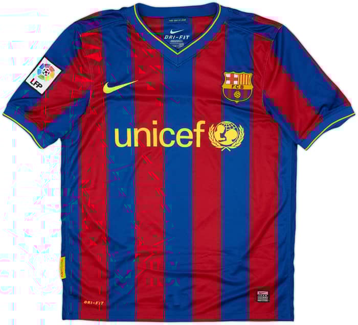 2009-10 Barcelona Home Shirt Ibrahimovic #9 - 9/10 - (S)