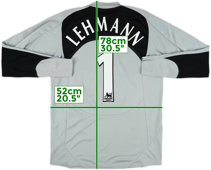 2004-05 Arsenal GK Shirt Lehmann #1 - 9/10 - (M)