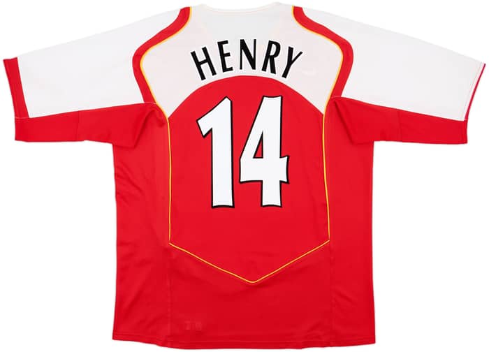 2004-05 Arsenal Home Shirt Henry #14 - 9/10 - (XL)