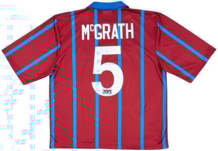1993-95 Aston Villa Home Shirt McGrath #5 - 10/10 - (XL)