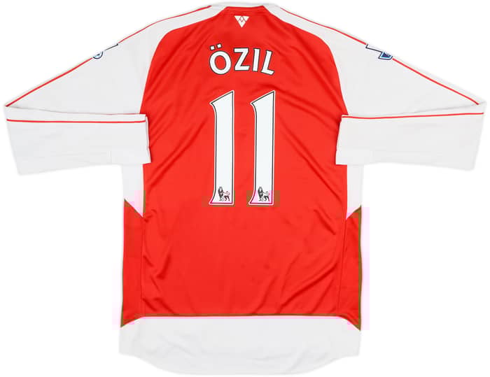 2015-16 Arsenal Home L/S Shirt Ozil #11 - 5/10 - (S)