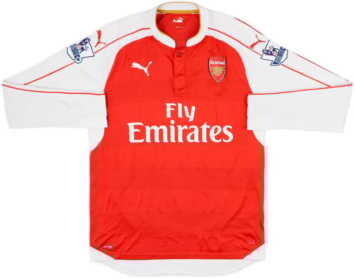 2015-16 Arsenal Home L/S Shirt Ozil #11 - 5/10 - (S)