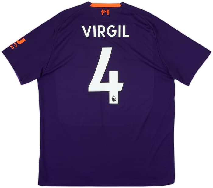 2018-19 Liverpool Away Shirt Virgil #4 - 10/10 - (L)