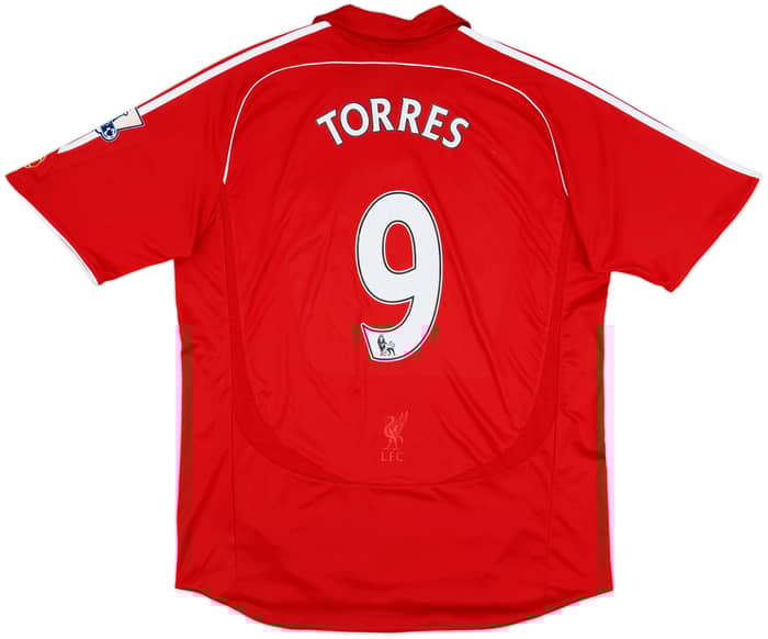 2006-08 Liverpool Home Shirt Torres #9 - 6/10 - (XL)