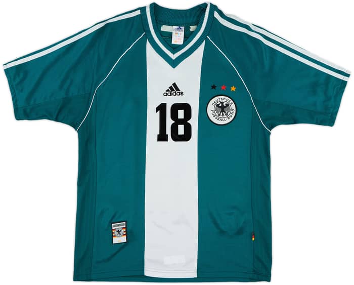 1998-00 Germany Away Shirt Klinsmann #18 - 8/10 - (S)