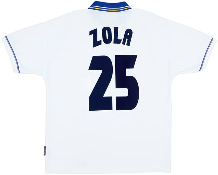 1998-00 Chelsea Away Shirt Zola #25 - 8/10 - (XL)