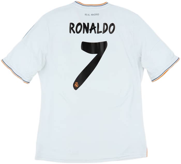 2013-14 Real Madrid Home Shirt Ronaldo #7 - 7/10 - (L)