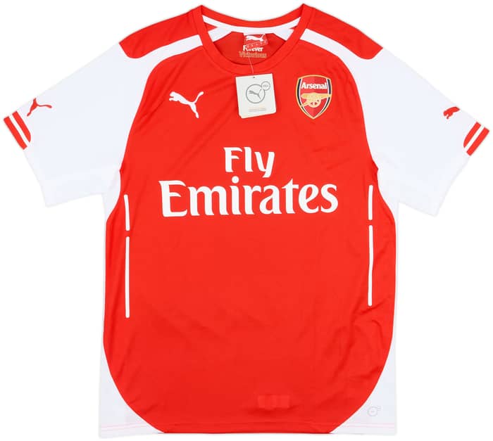 2015-16 Arsenal Home Shirt Arteta #8 (M)