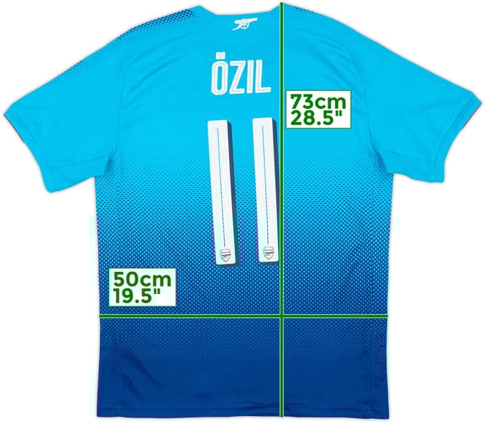 2017-18 Arsenal Away Shirt Ozil #11 - 10/10 - (M)