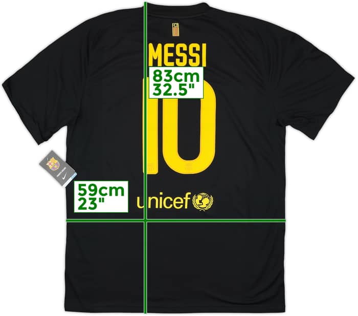 2011-12 Barcelona Away Shirt Messi #10 (XL)