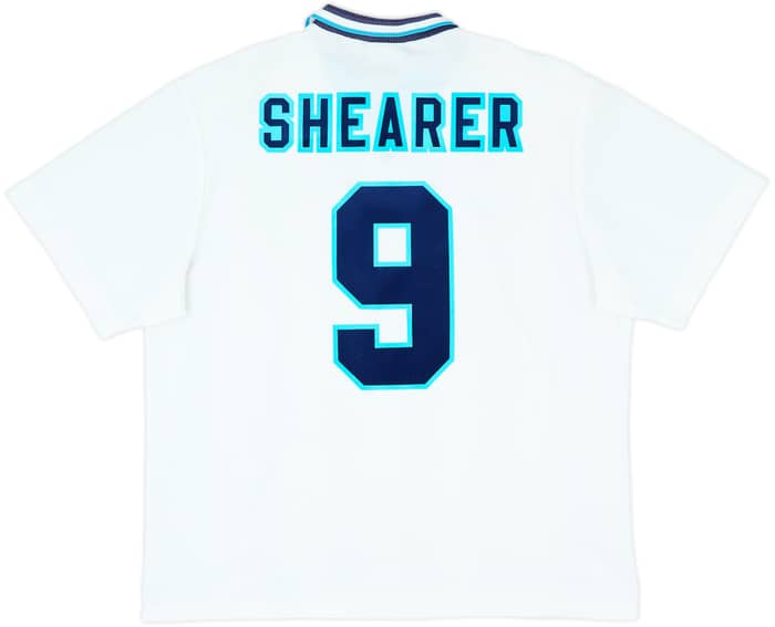 1995-97 England Home Shirt Shearer #9 - 9/10 - (XXL)