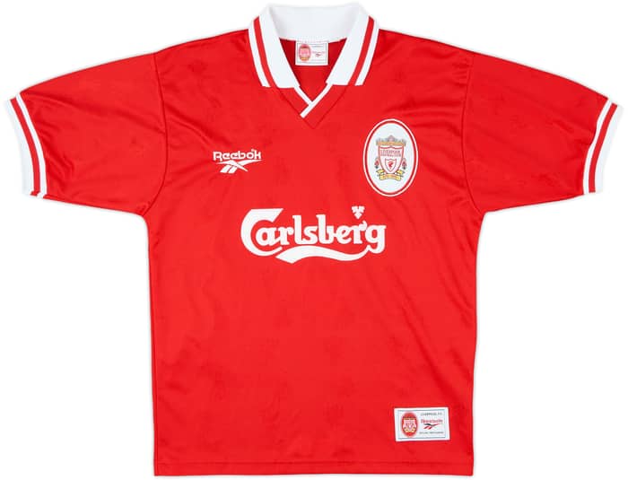 1996-98 Liverpool Home Shirt Fowler #9 - 9/10 - (S)