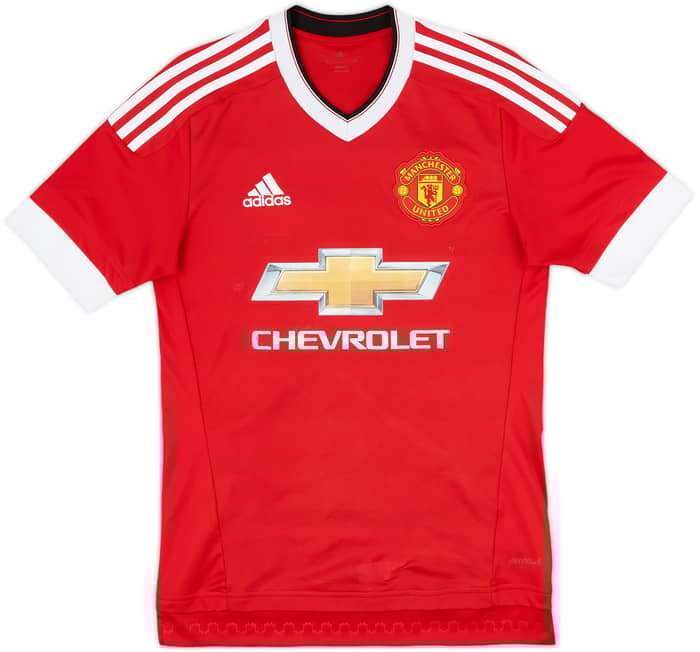 2015-16 Manchester United Home Shirt Rooney #10 - 7/10 - (XS)
