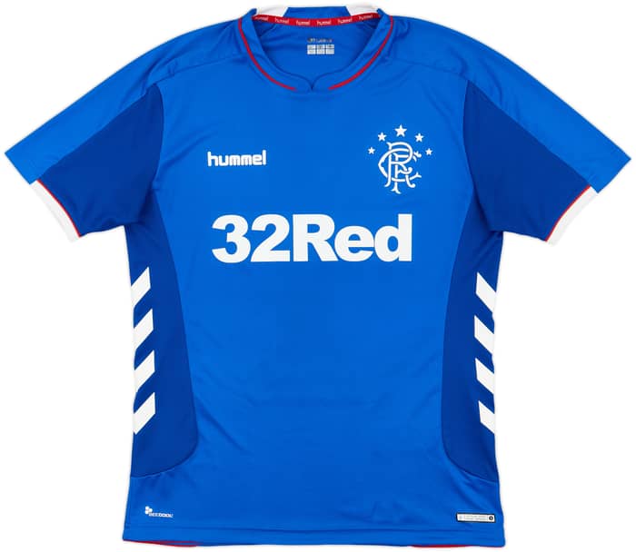 2018-19 Rangers Home Shirt - 8/10 - (L)
