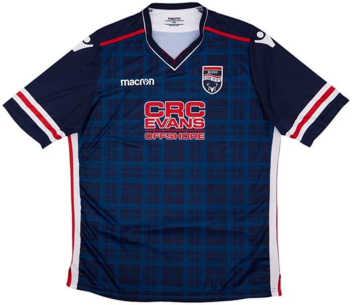 2017-18 Ross County Home Shirt - 9/10 - (4XL)