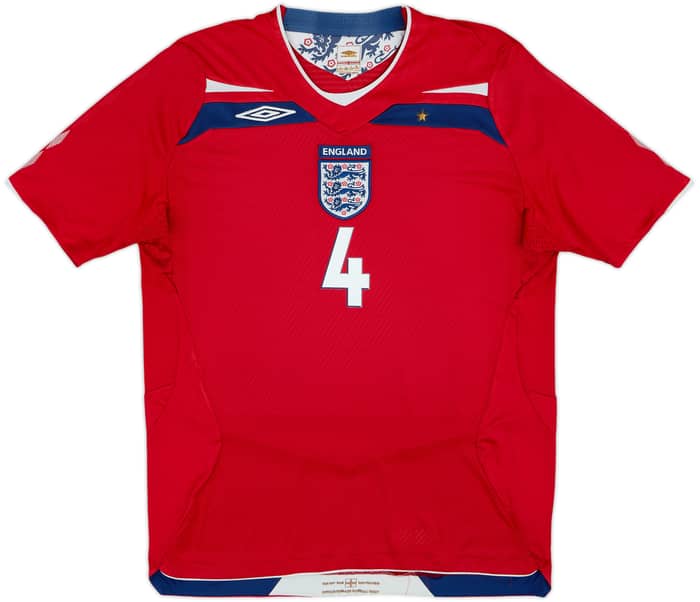 2008-10 England Away Shirt Gerrard #4 - 5/10 - (L)
