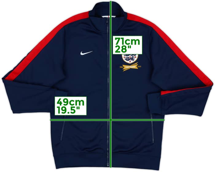 2013-14 England Nike Track Jacket - 8/10 - (M)