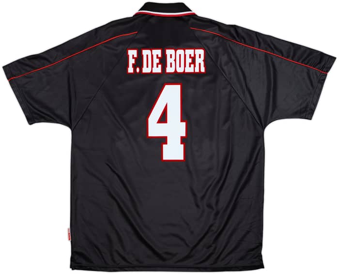 1998-99 Ajax Away Shirt F.De Boer #4 - 9/10 - (XL)
