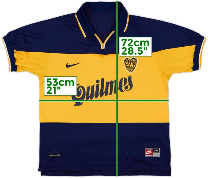 1998-00 Boca Juniors Home Shirt - 8/10 - (XS)