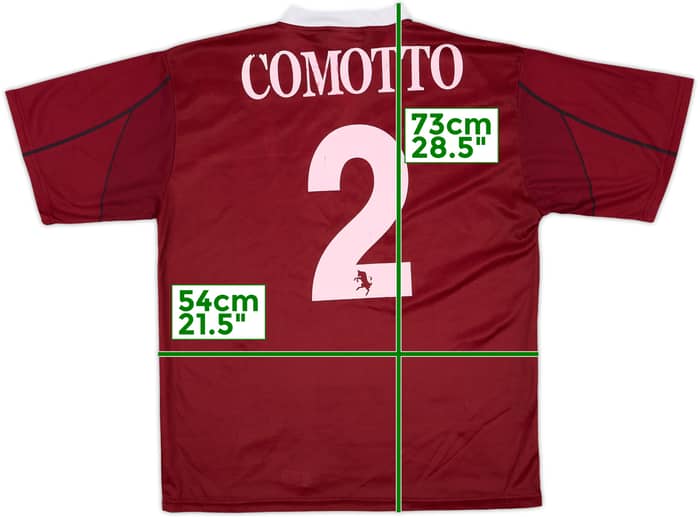 2003-04 Torino Basic Home Shirt Comotto #2 - 6/10 - (XL)