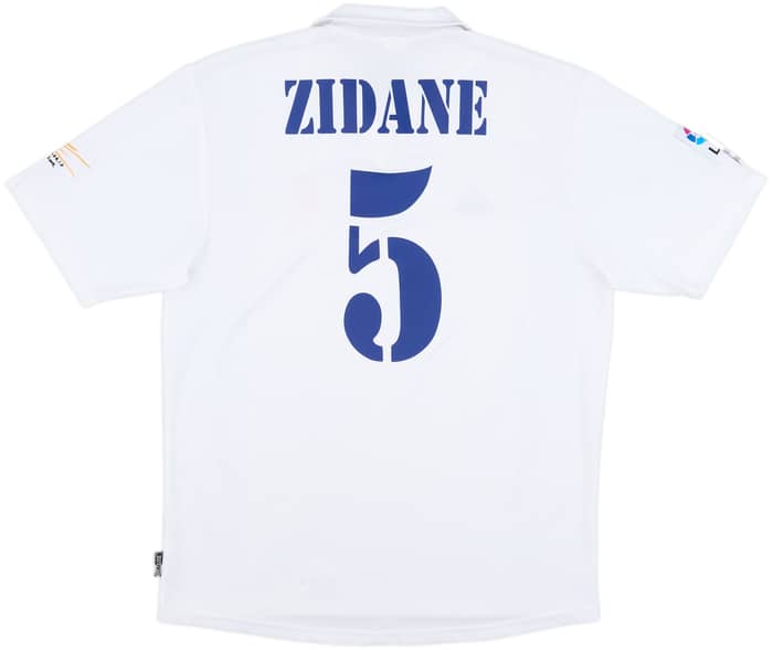 2001 Real Madrid Home Shirt Zidane #5 - 8/10 - (L)