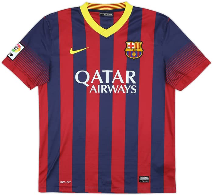 2013-14 Barcelona Home Shirt Neymar Jr #11 - 4/10 - (M)