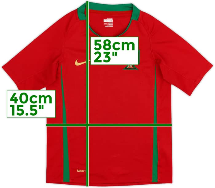 2008-10 Portugal Home Shirt - 9/10 - (S.Boys)