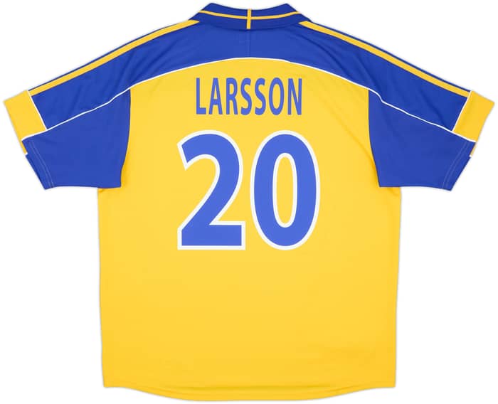 2000-02 Sweden Home Shirt Larsson #20 - 9/10 - (XL)