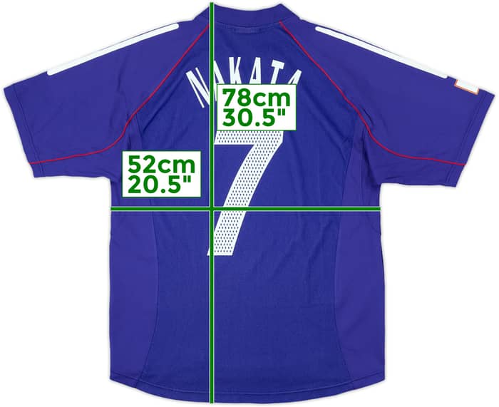 2002-04 Japan Home Shirt Nakata #7 - 10/10 - (L)