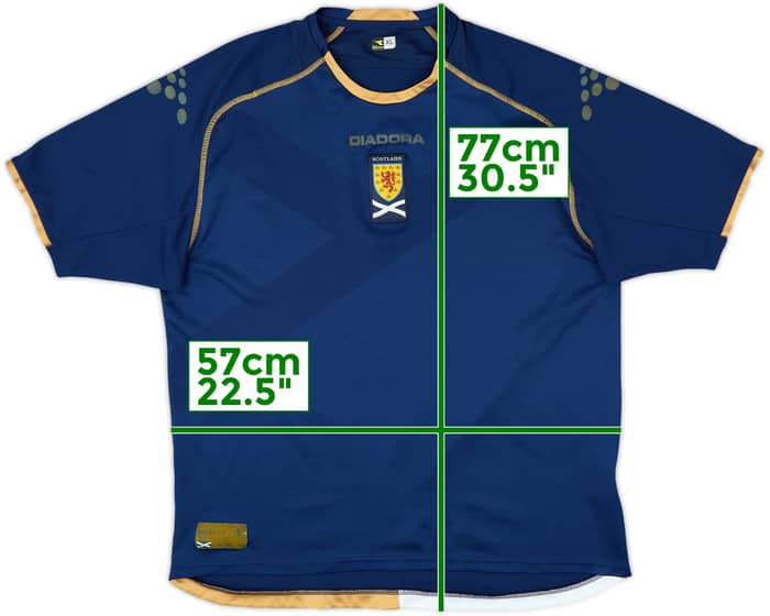 2007-08 Scotland Home Shirt - 6/10 - (XL)