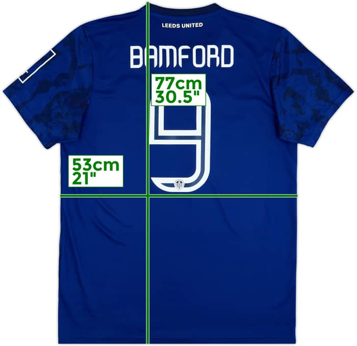 2021-22 Leeds United Away Shirt Bamford #9 - 9/10 - (L)