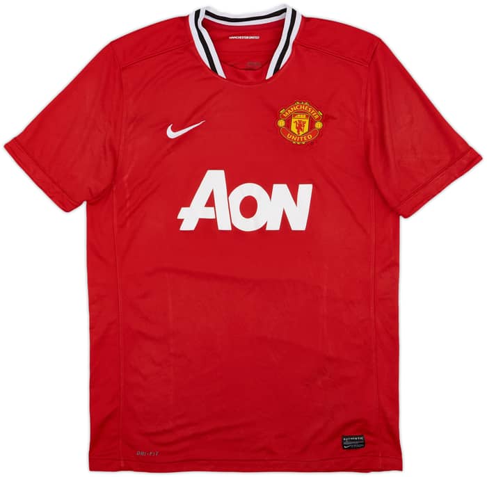 2011-12 Manchester United Home Shirt Berbatov #9 - 6/10 - (L)