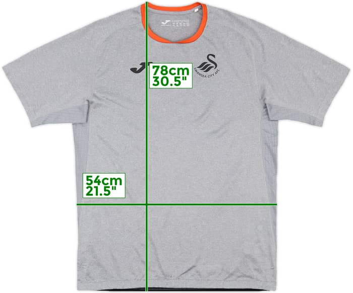 2017-18 Swansea City Joma Training Shirt - 9/10 - (XL)