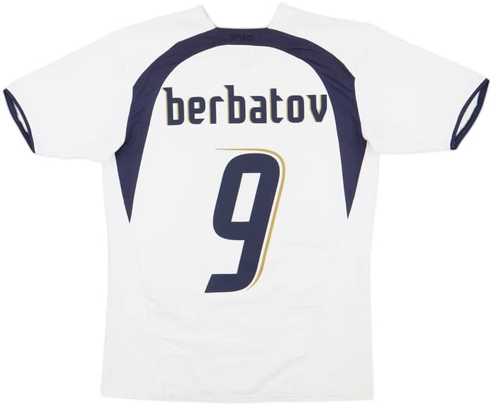 2006-07 Tottenham Home Shirt Berbatov #9 - 8/10 - (M)