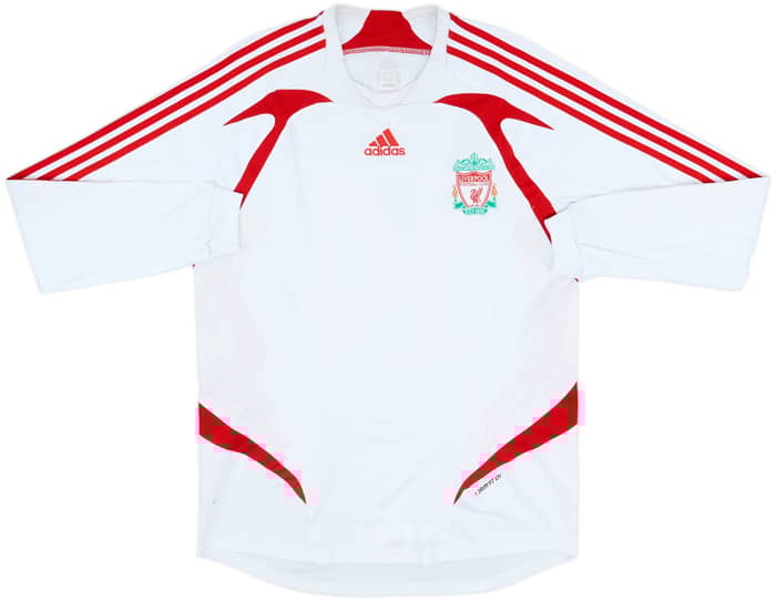 2007-08 Liverpool Player Issue Away L/S Shirt Alonso #14 - 6/10 - (M)