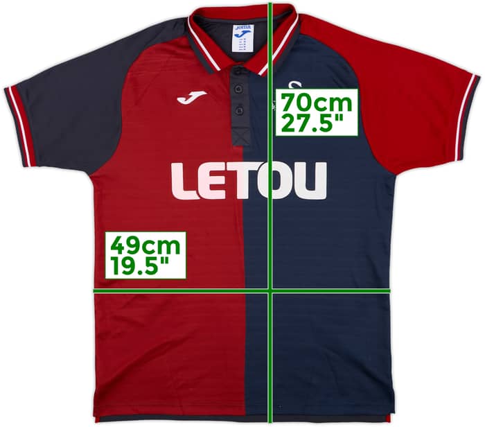 2017-18 Swansea Joma Training Shirt - 8/10 - (M)
